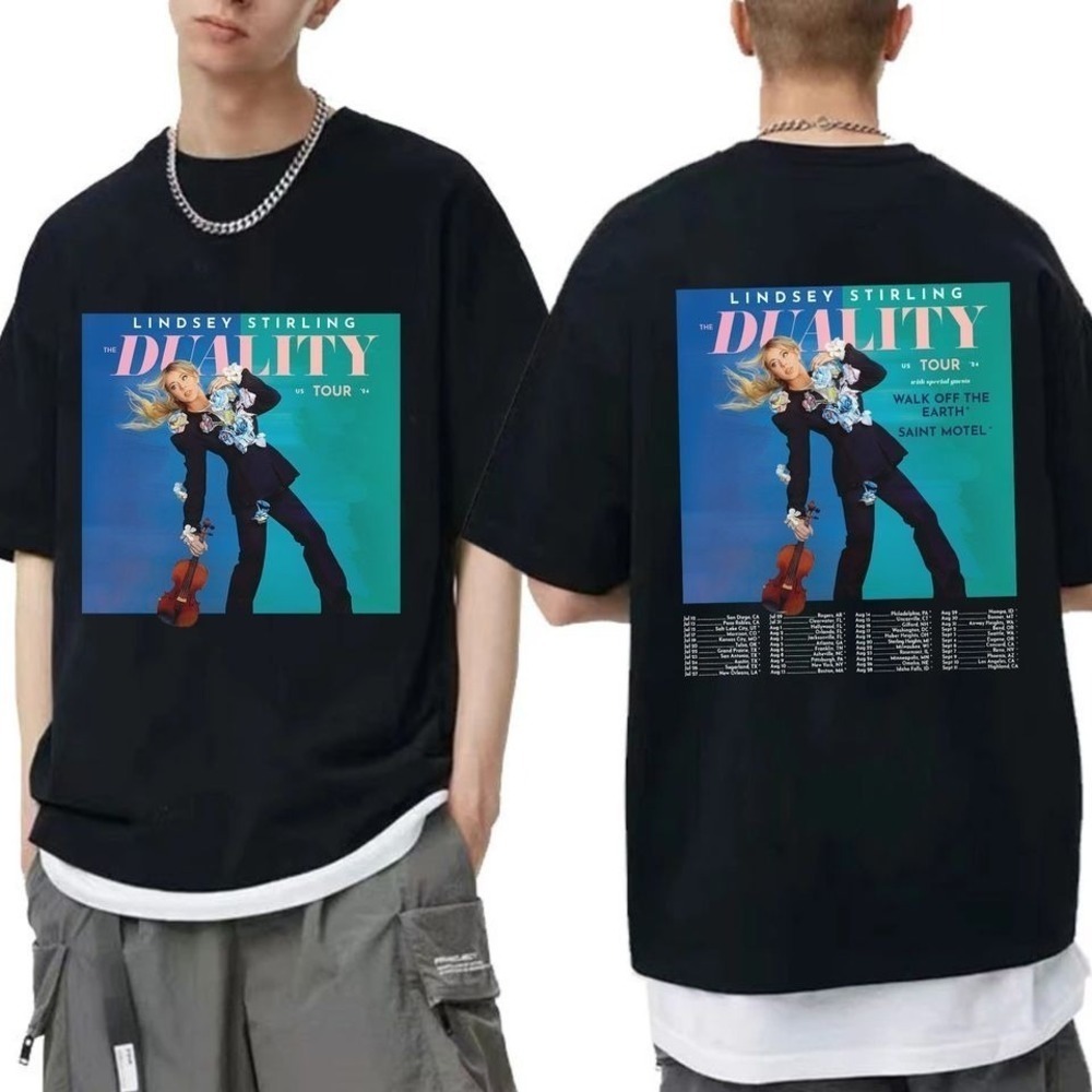 Lindsey Stirling Duality Tour  Shirt Lindsey Stirling Fan Shirt 2 Sided